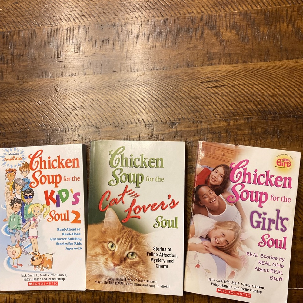 Lot of 3 Chicken Soup books